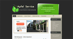 Desktop Screenshot of apfel-service.com